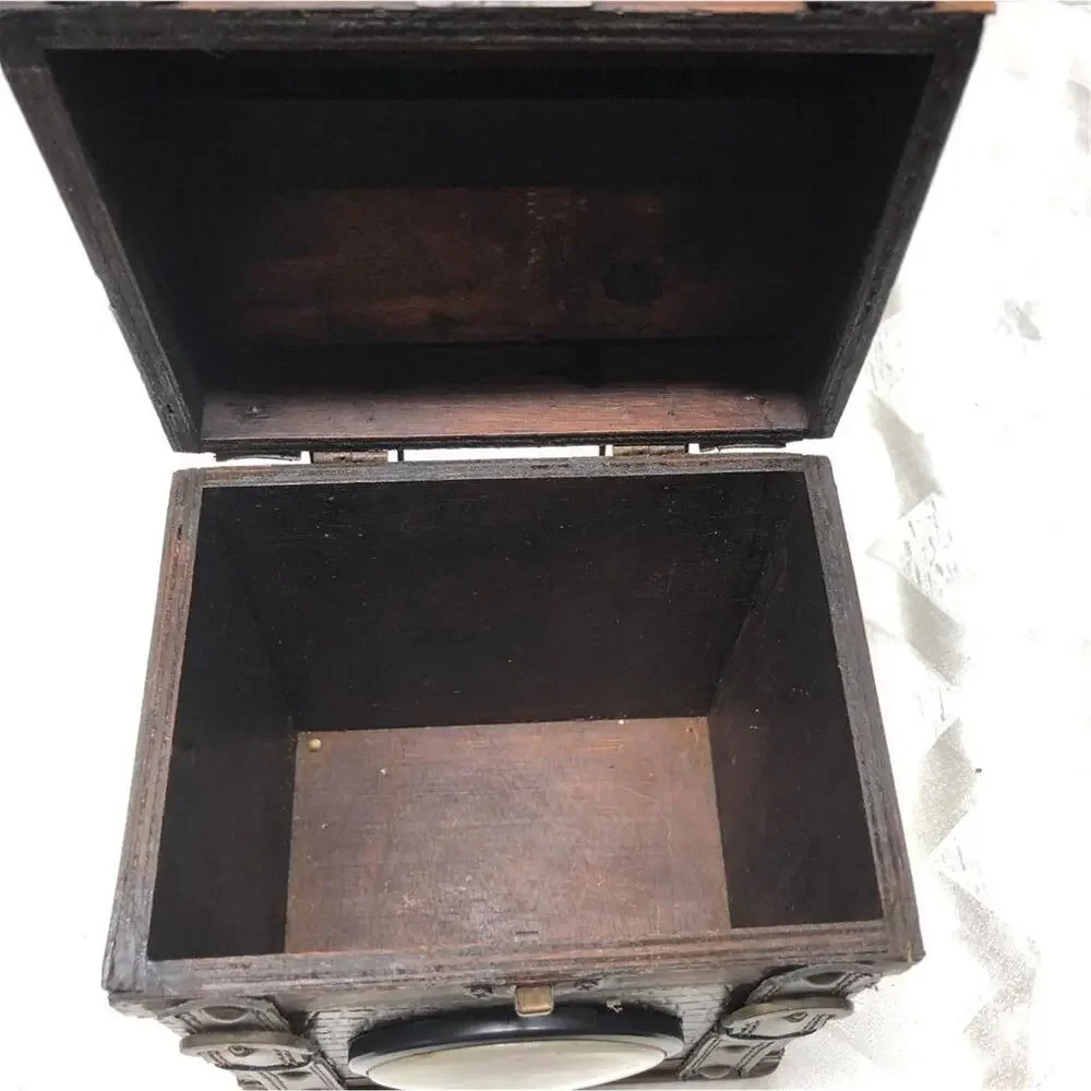 Vintage Style Wooden Clock Box